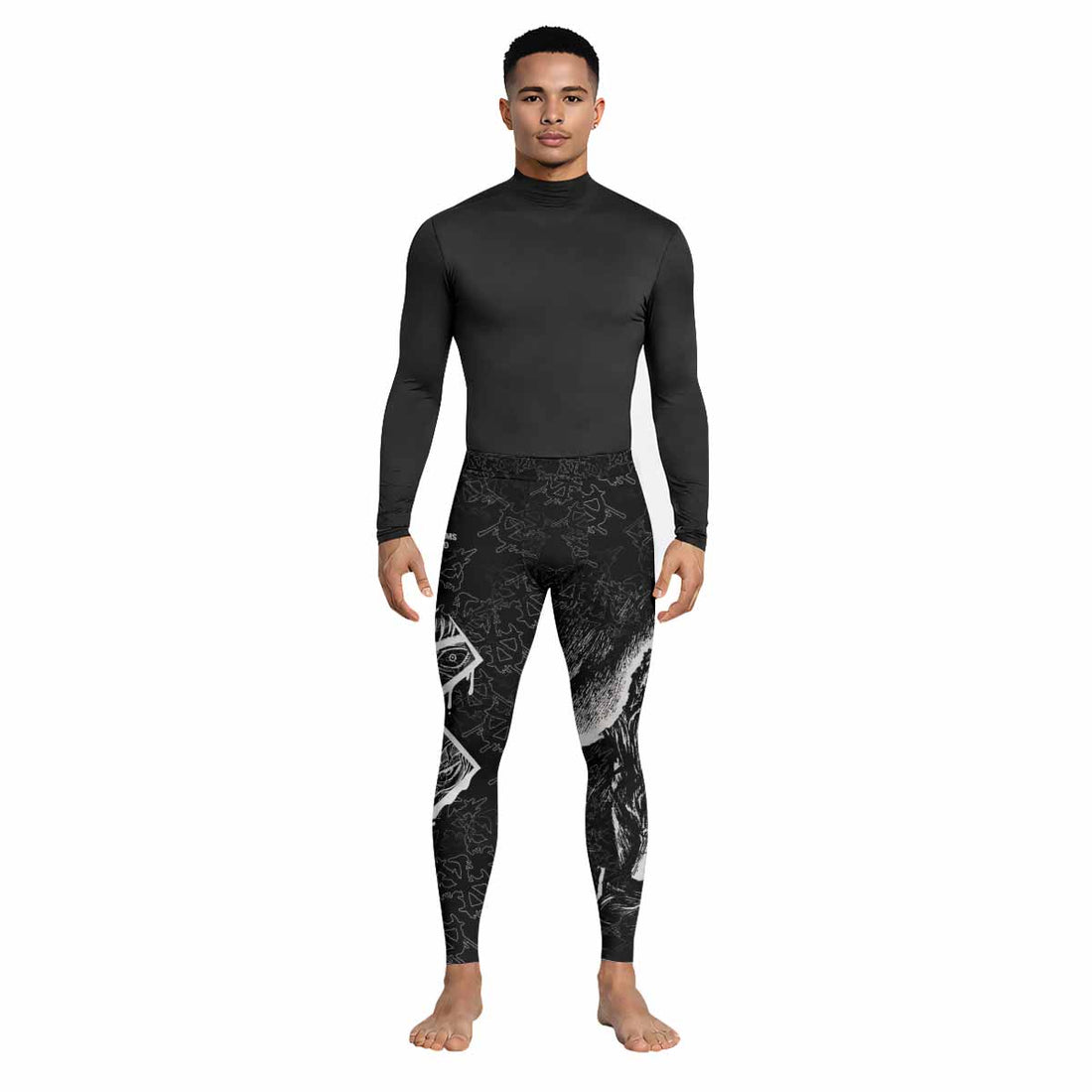 Berserk Forged In Blood Men's Leggings - lifestyle view