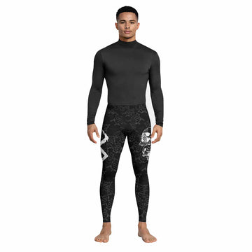 Berserk Dragon Slayer Skull Men's Leggings - lifestyle view