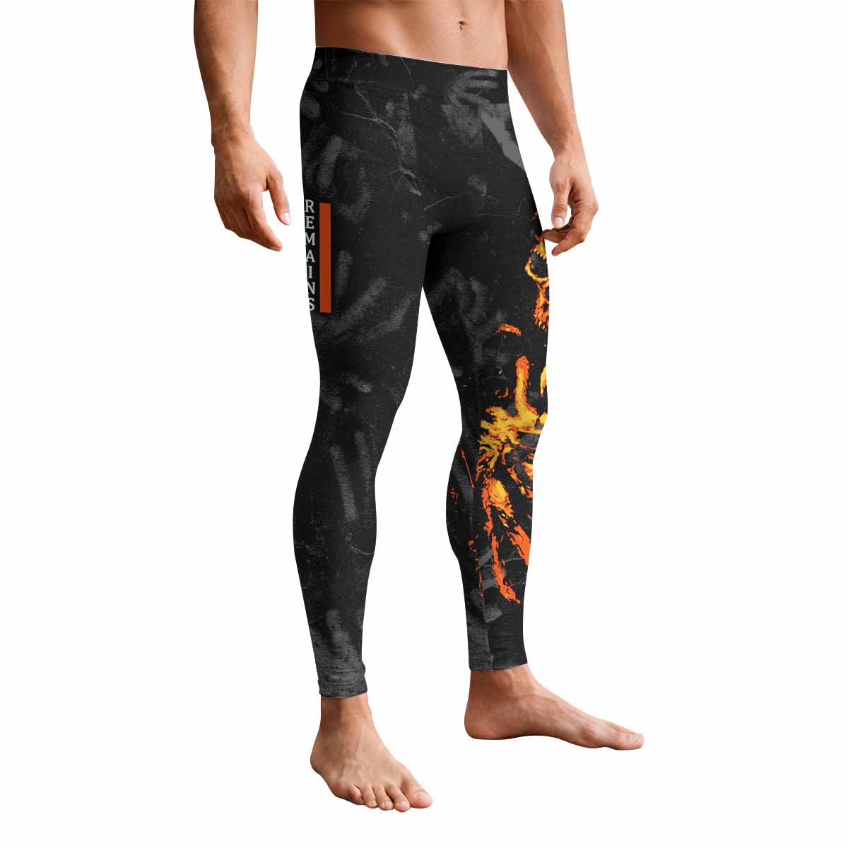 Sepultura Beneath the Remains Men's Leggings - front view mockup