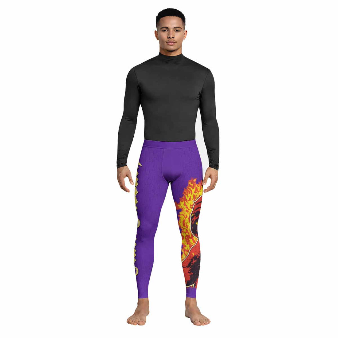Born Again Black Sabbath Men's Leggings - lifestyle view