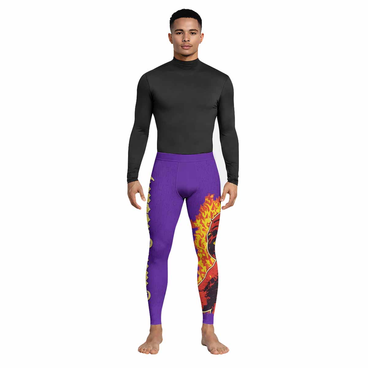 Born Again Black Sabbath Men's Leggings - lifestyle view