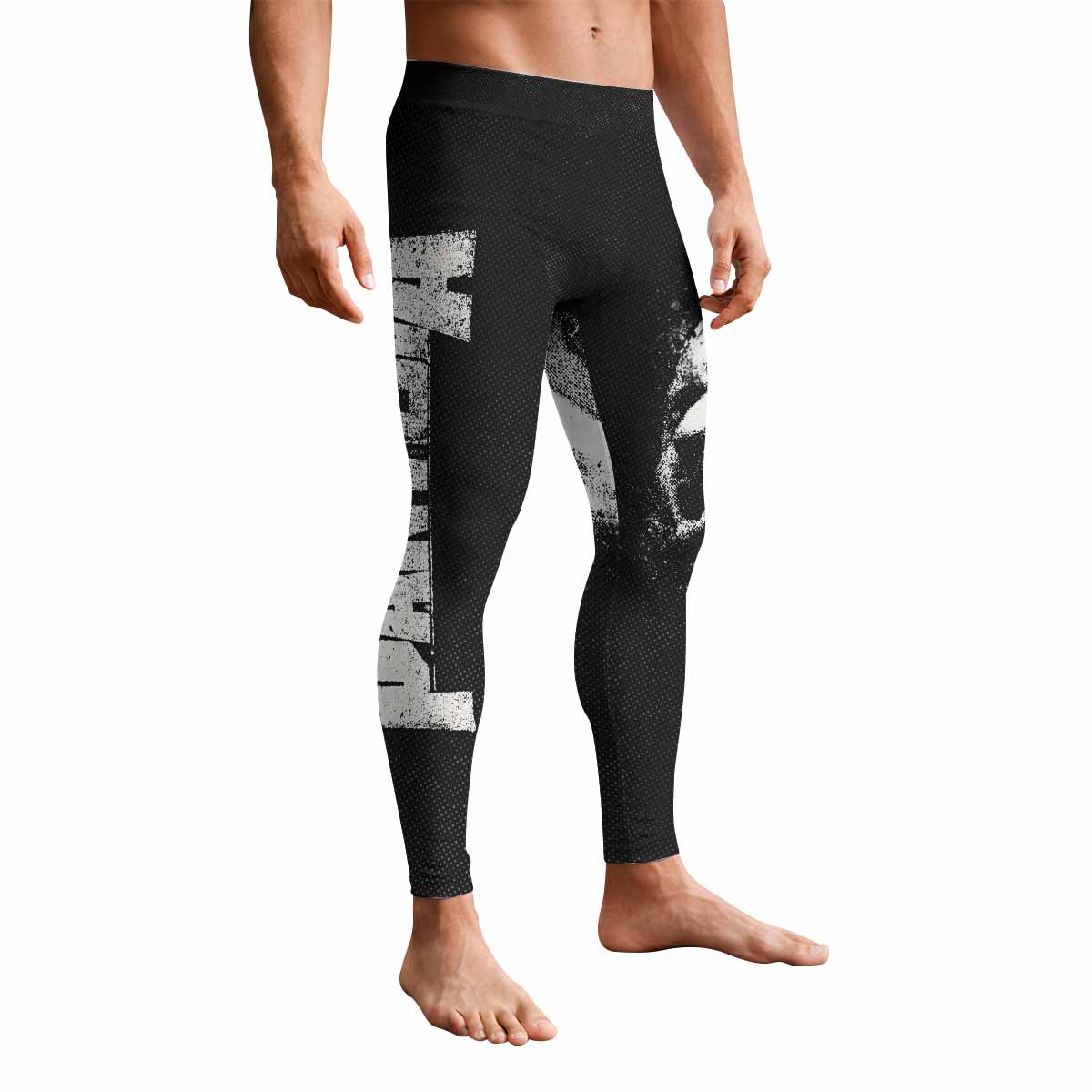 Vulgar Display of Power Pantera Men's Leggings - front view mockup