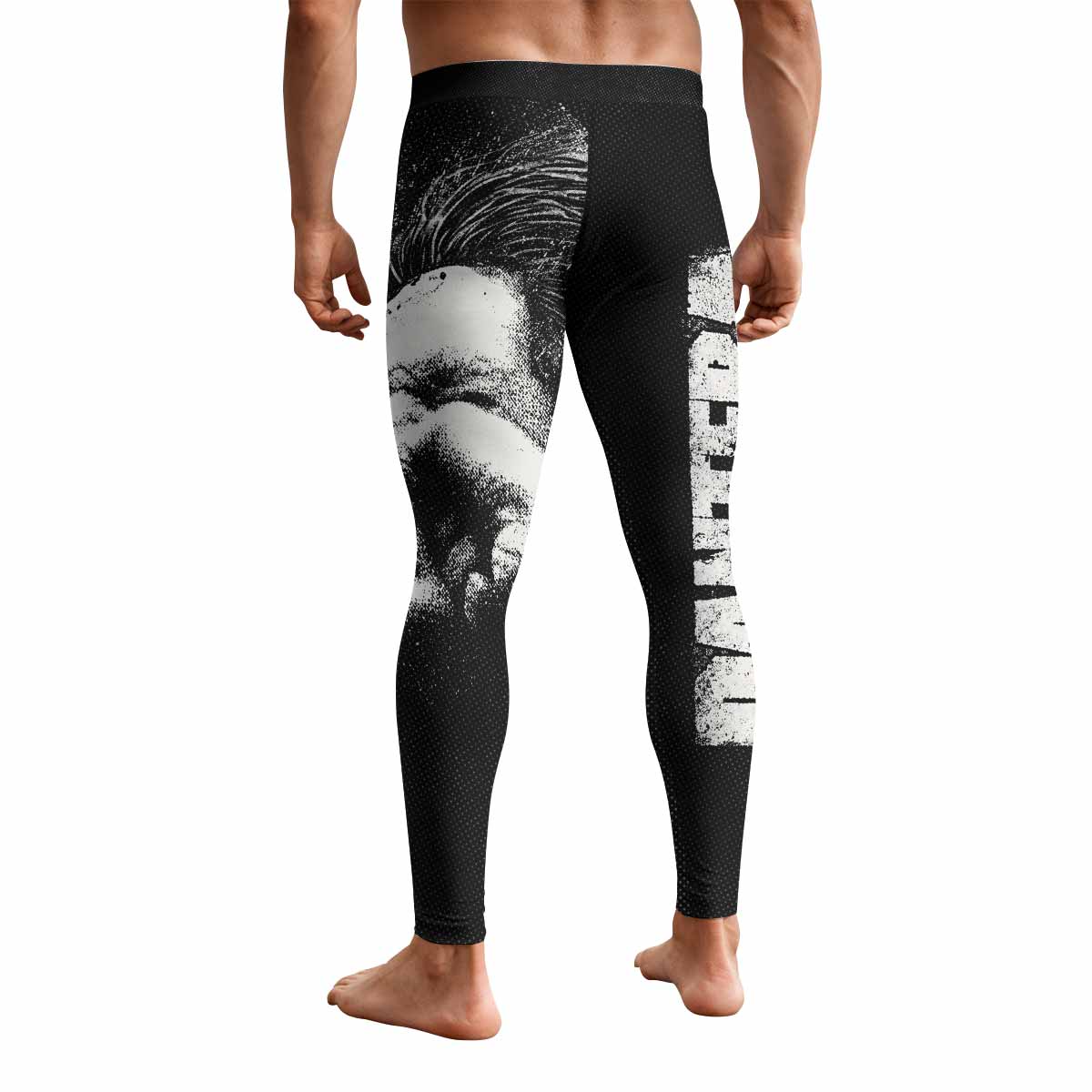 Vulgar Display of Power Pantera Men's Leggings - back view mockup