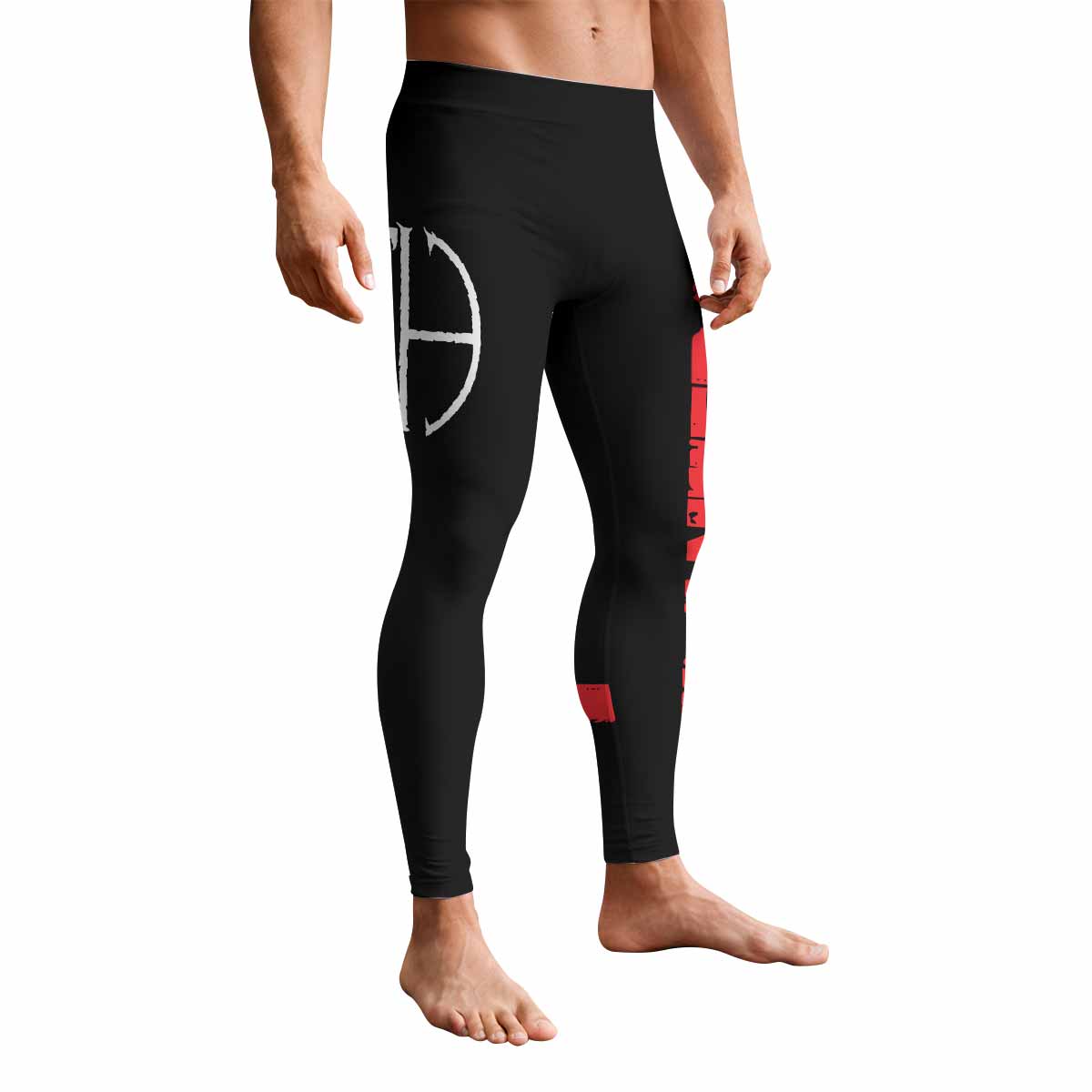 Pantera Cowboys From Hell Logo Men's Leggings - front view mockup