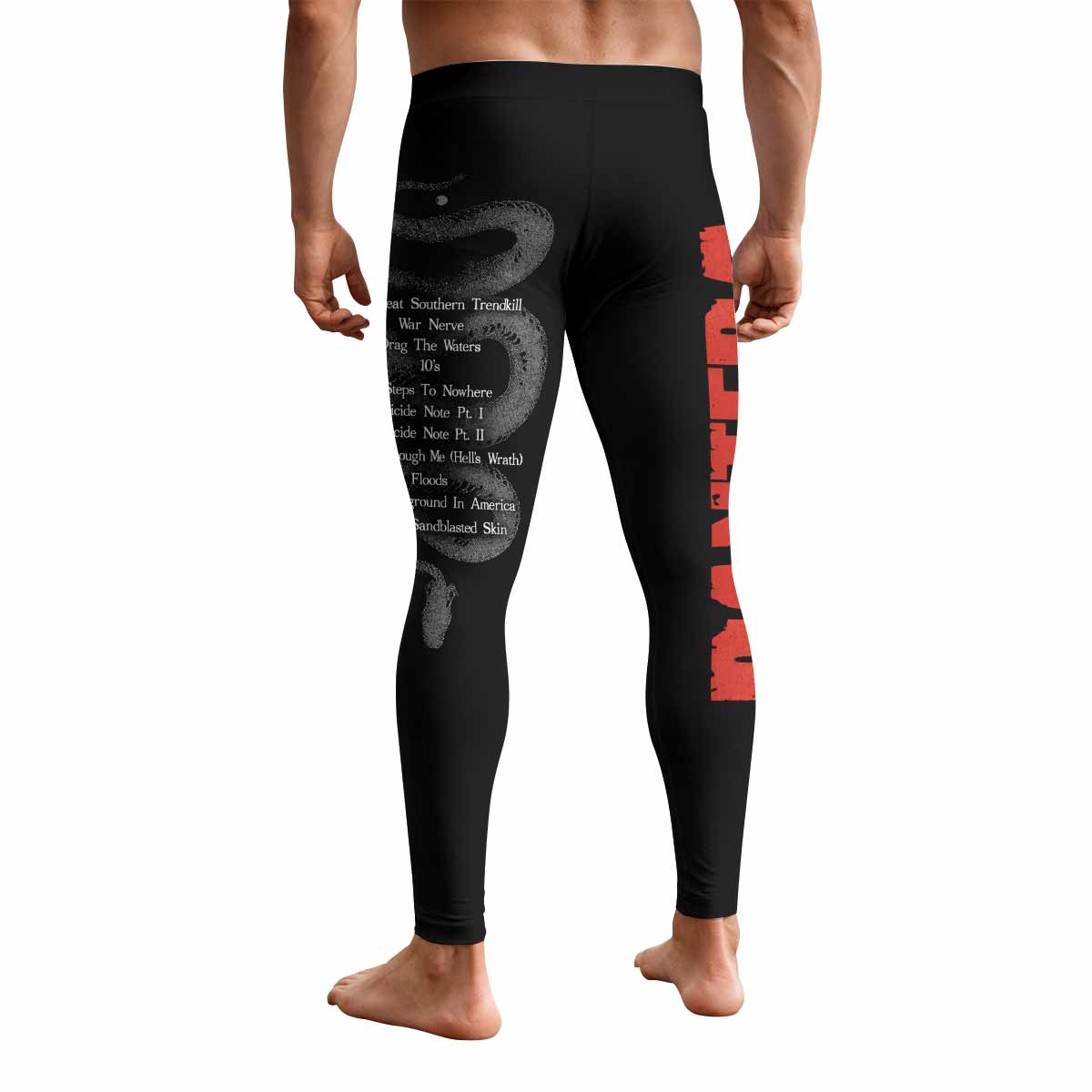 Pantera The Great Southern Trendkill Men's Leggings - back view mockup