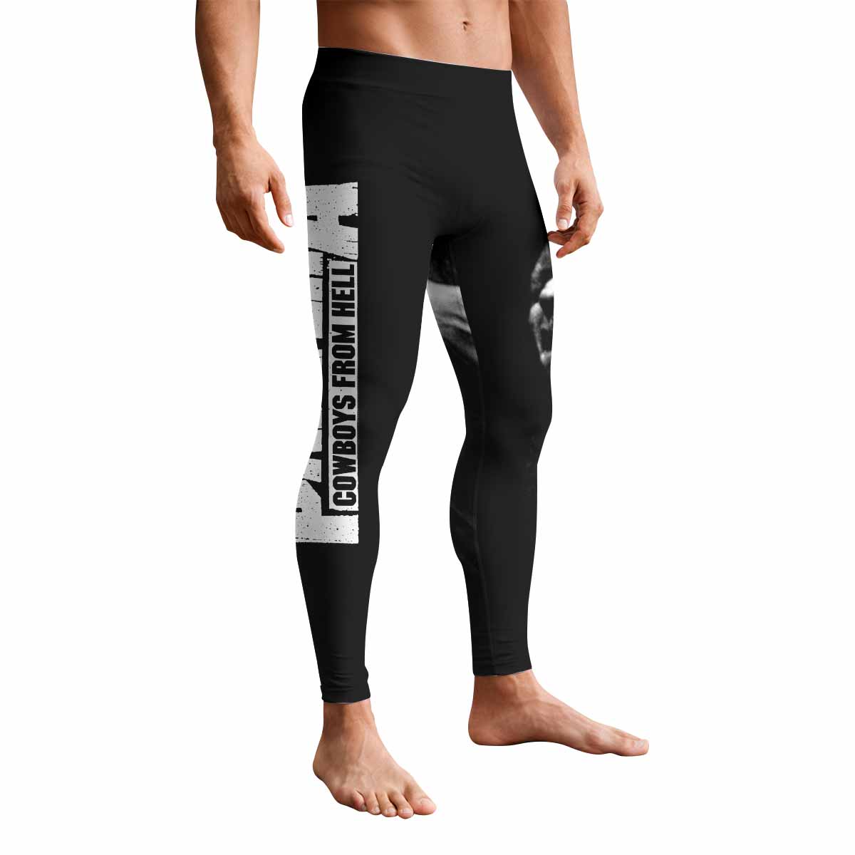 Pantera Stronger Than All Men's Leggings - front view mockup