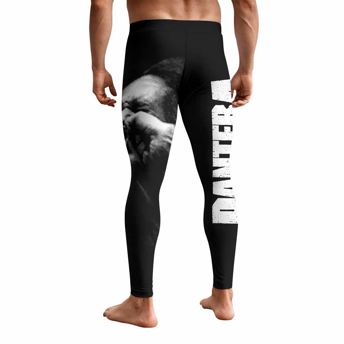 Pantera Stronger Than All Men's Leggings - back view mockup