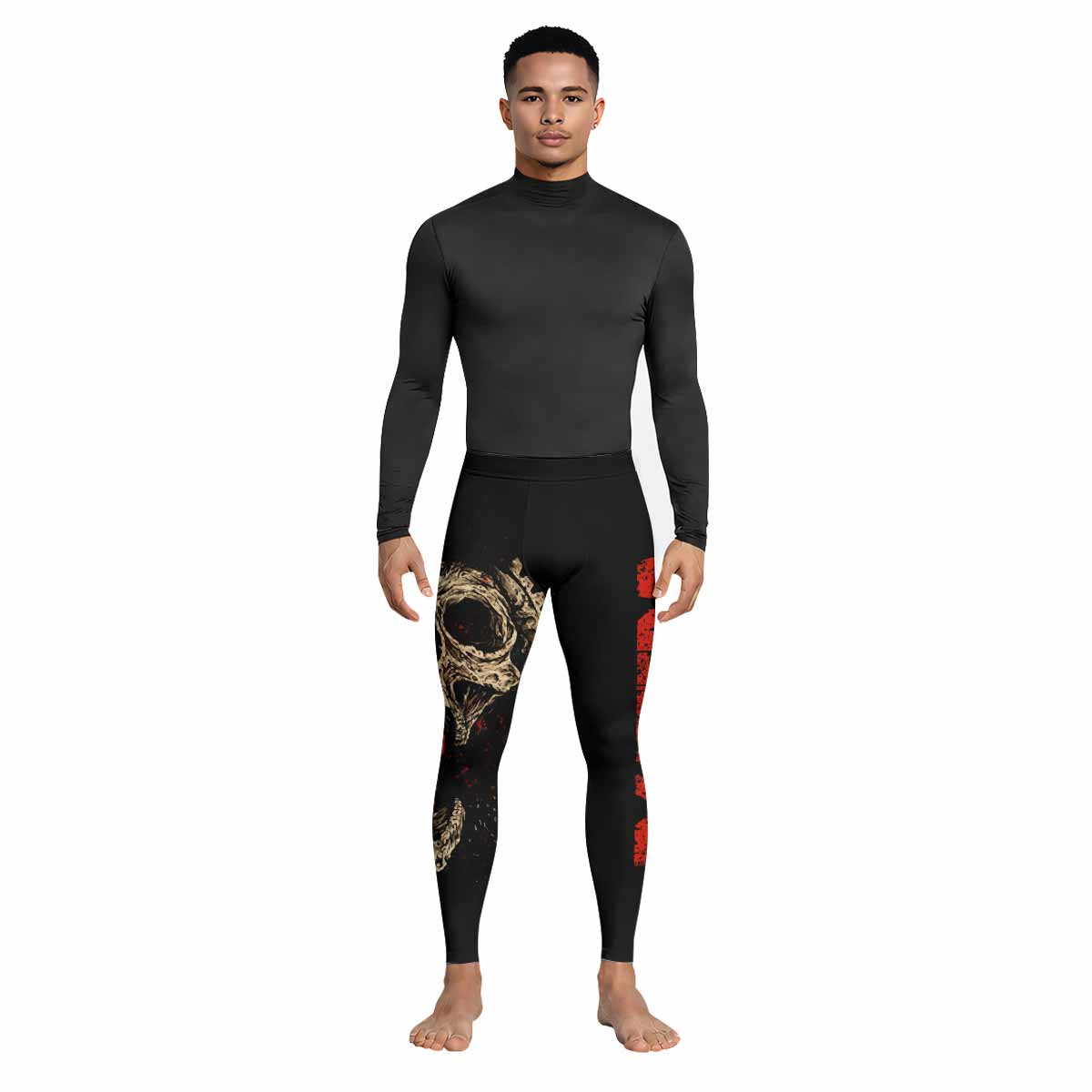 Pantera Mouth for War Men's Leggings - lifestyle view