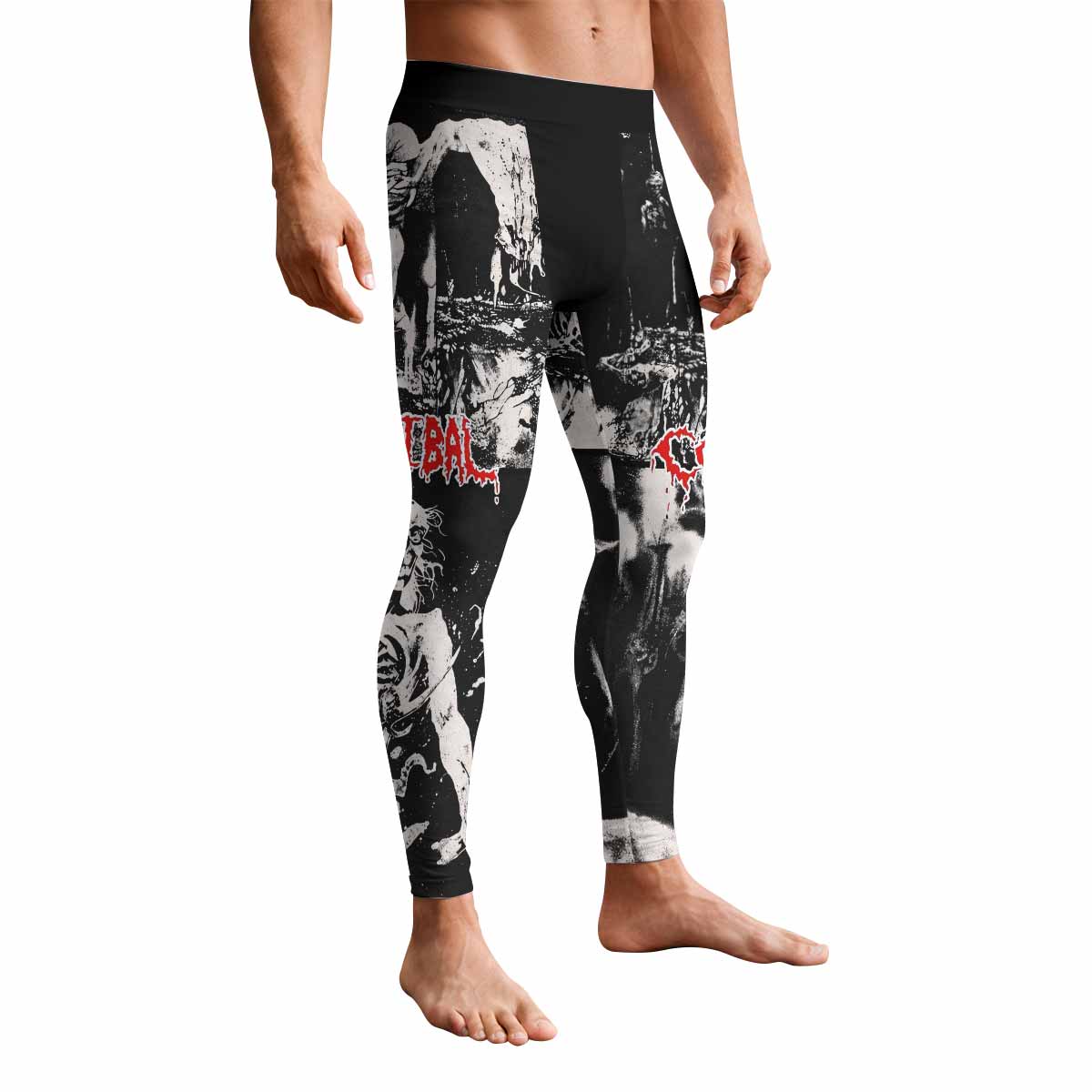 Cannibal Corpse Horror Men's Leggings - front view mockup