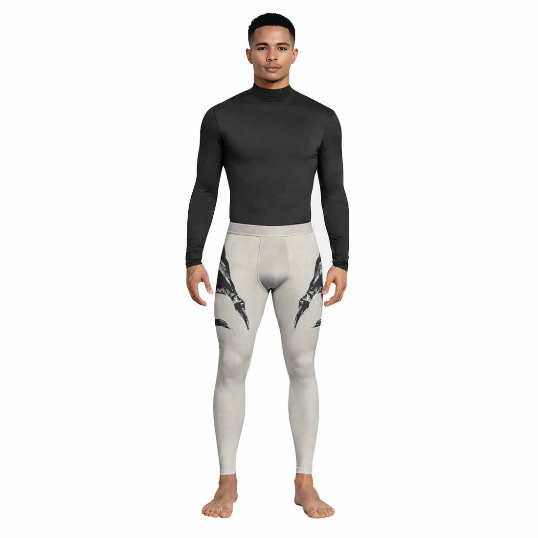 Monster Claw with Cross Men's Leggings - lifestyle view