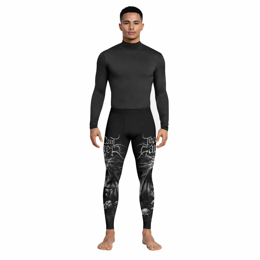 Jean Paul Gaultier Satan Men's Leggings - lifestyle view