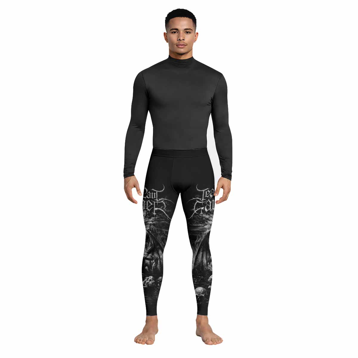 Jean Paul Gaultier Satan Men's Leggings - lifestyle view