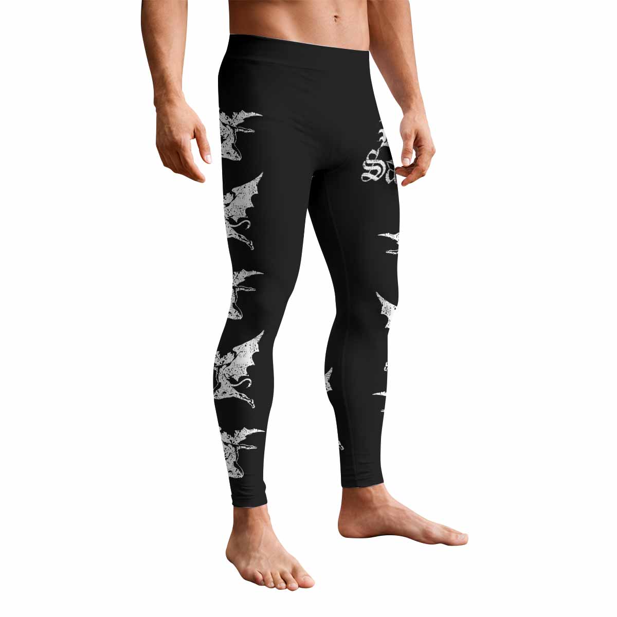 Black Sabbath Sabbath Bloody Sabbath Men's Leggings - front view mockup