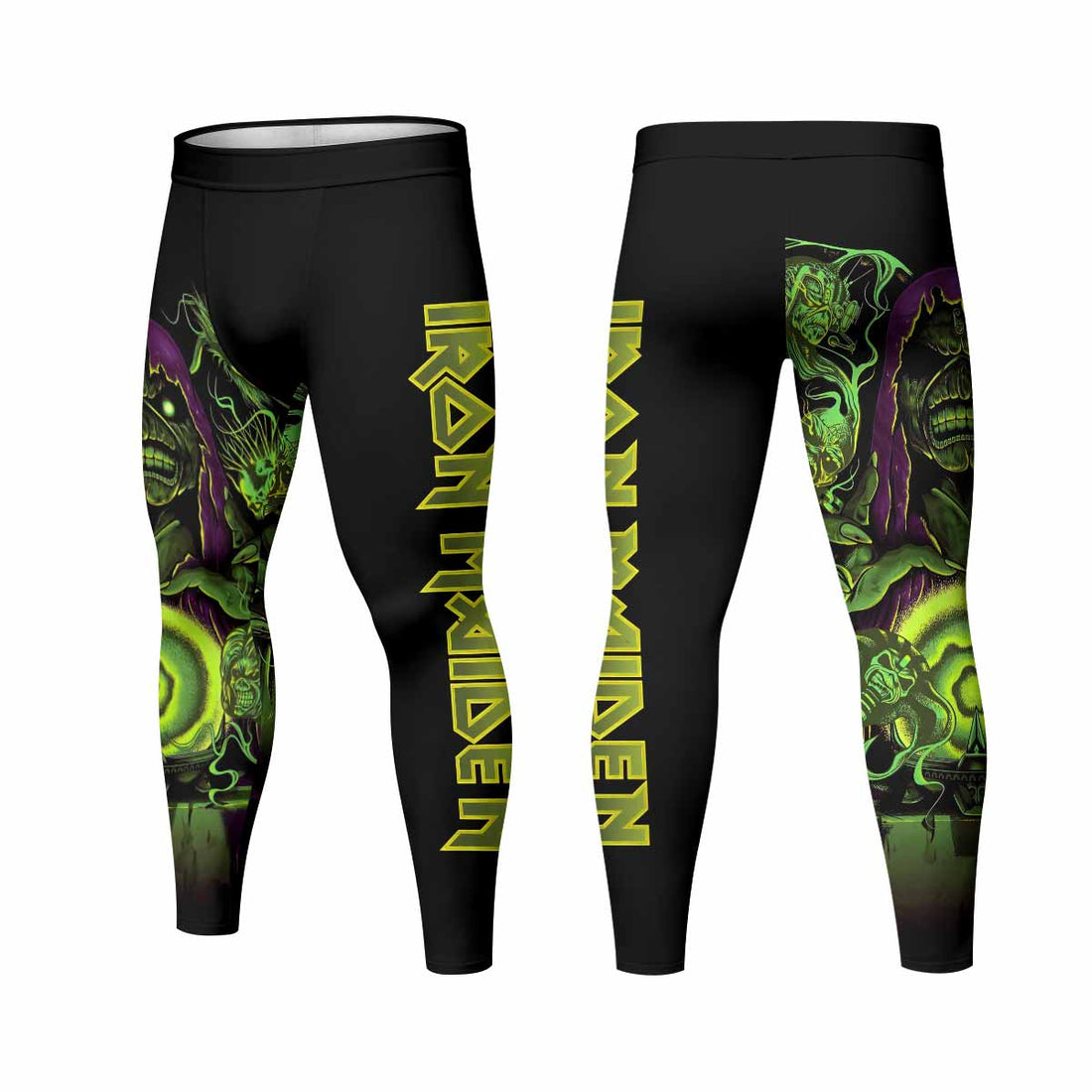 Iron Maiden Run For Your Lives Men's Leggings - lifestyle view