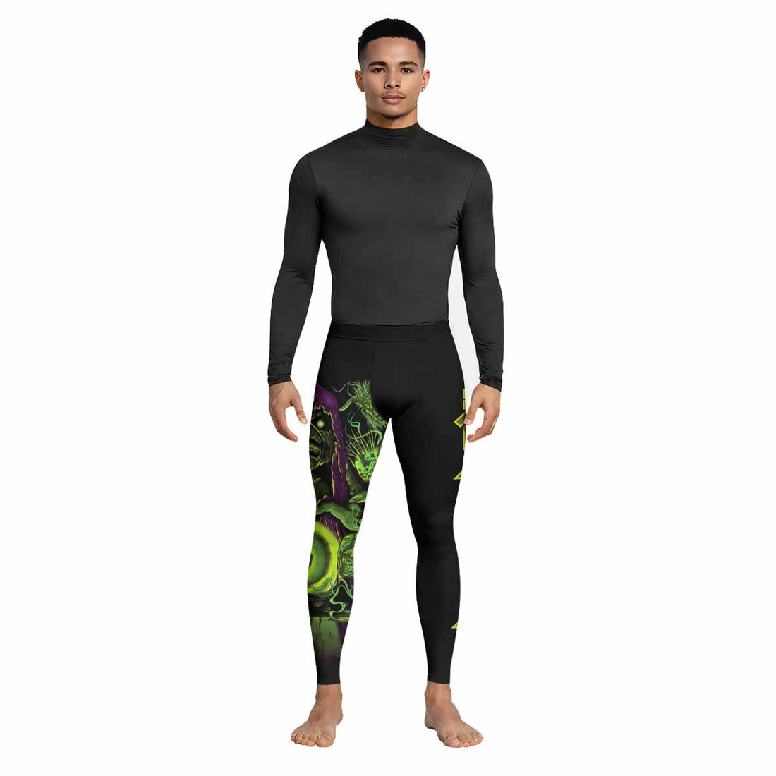 Iron Maiden Run For Your Lives Men's Leggings - lifestyle view