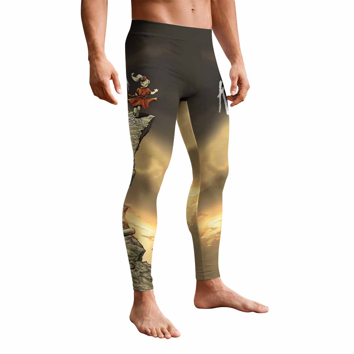 Korn Follow the Leader Men's Leggings - front view mockup
