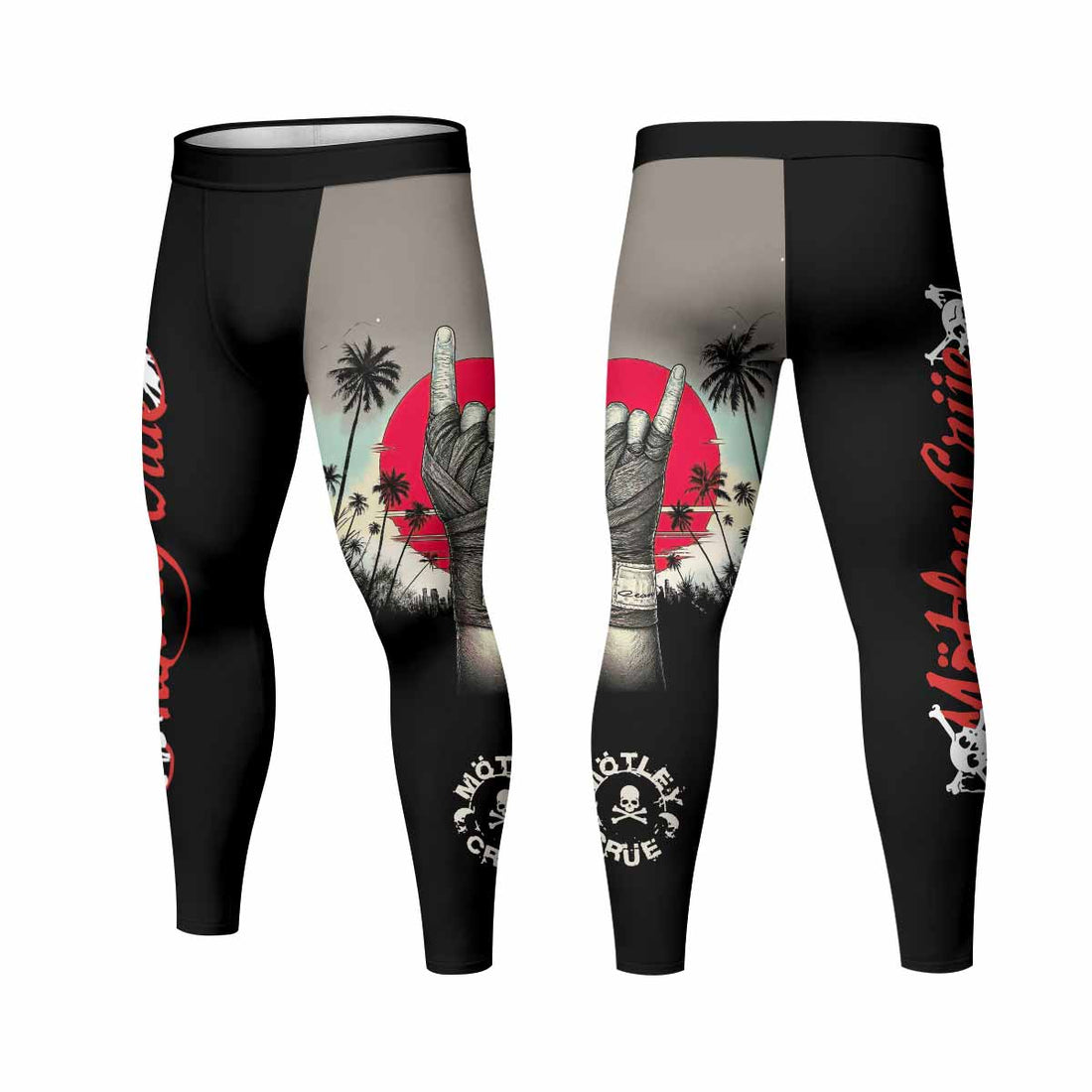 Mötley Crüe Too Fast for Love Men's Leggings - lifestyle view