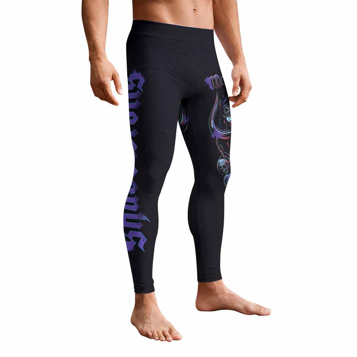Motörhead England 1978 Men's Leggings - front view mockup