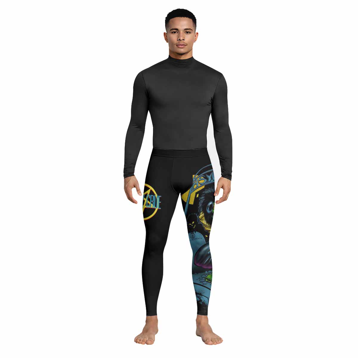Mötley Crüe Dr. Feelgood Men's Leggings - lifestyle view
