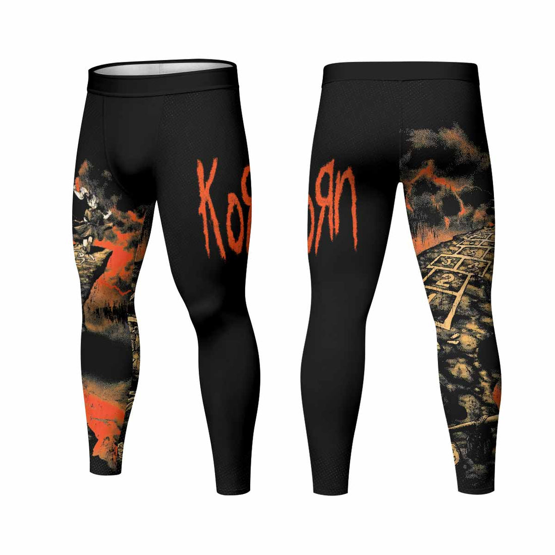 Korn Follow Cliff Men's Leggings - lifestyle view