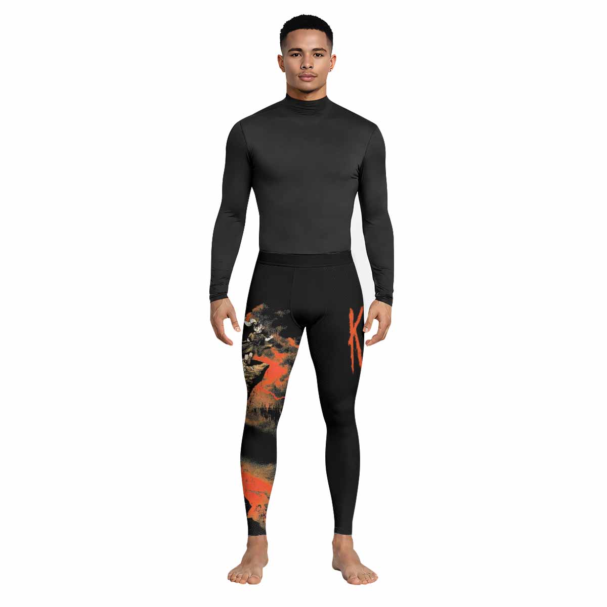 Korn Follow Cliff Men's Leggings - lifestyle view
