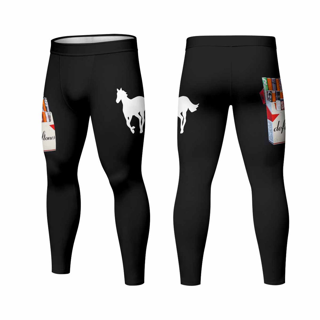 Deftones Cigarette Vintage Men's Leggings - lifestyle view