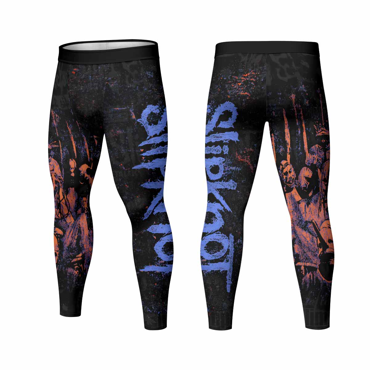Slipknot Welcome To 1999 Men's Leggings - front and back view