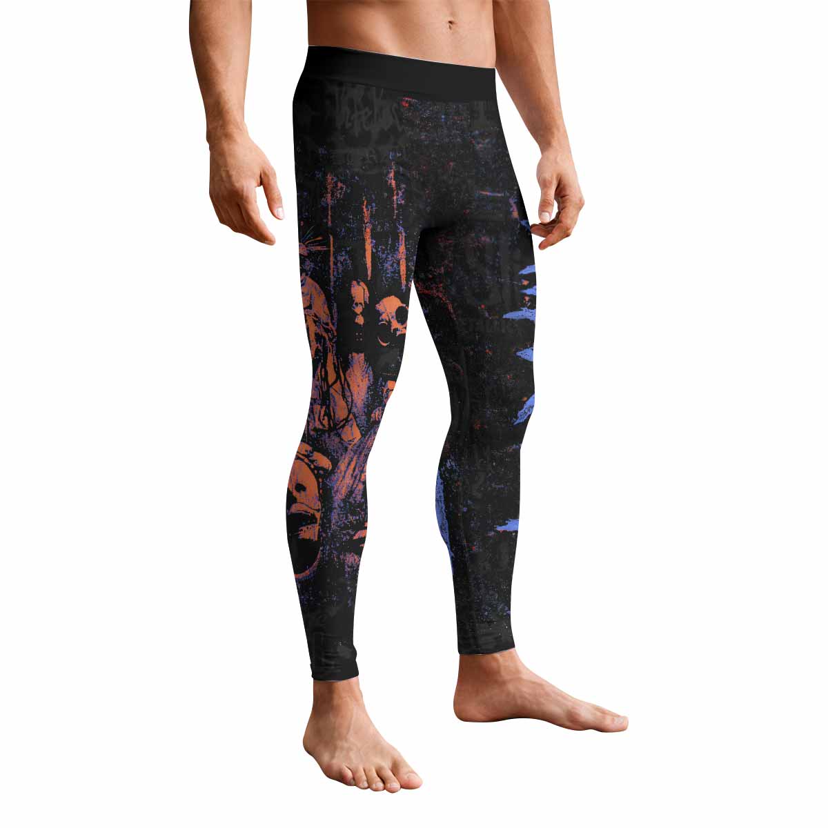 Slipknot Welcome To 1999 Men's Leggings - front view mockup
