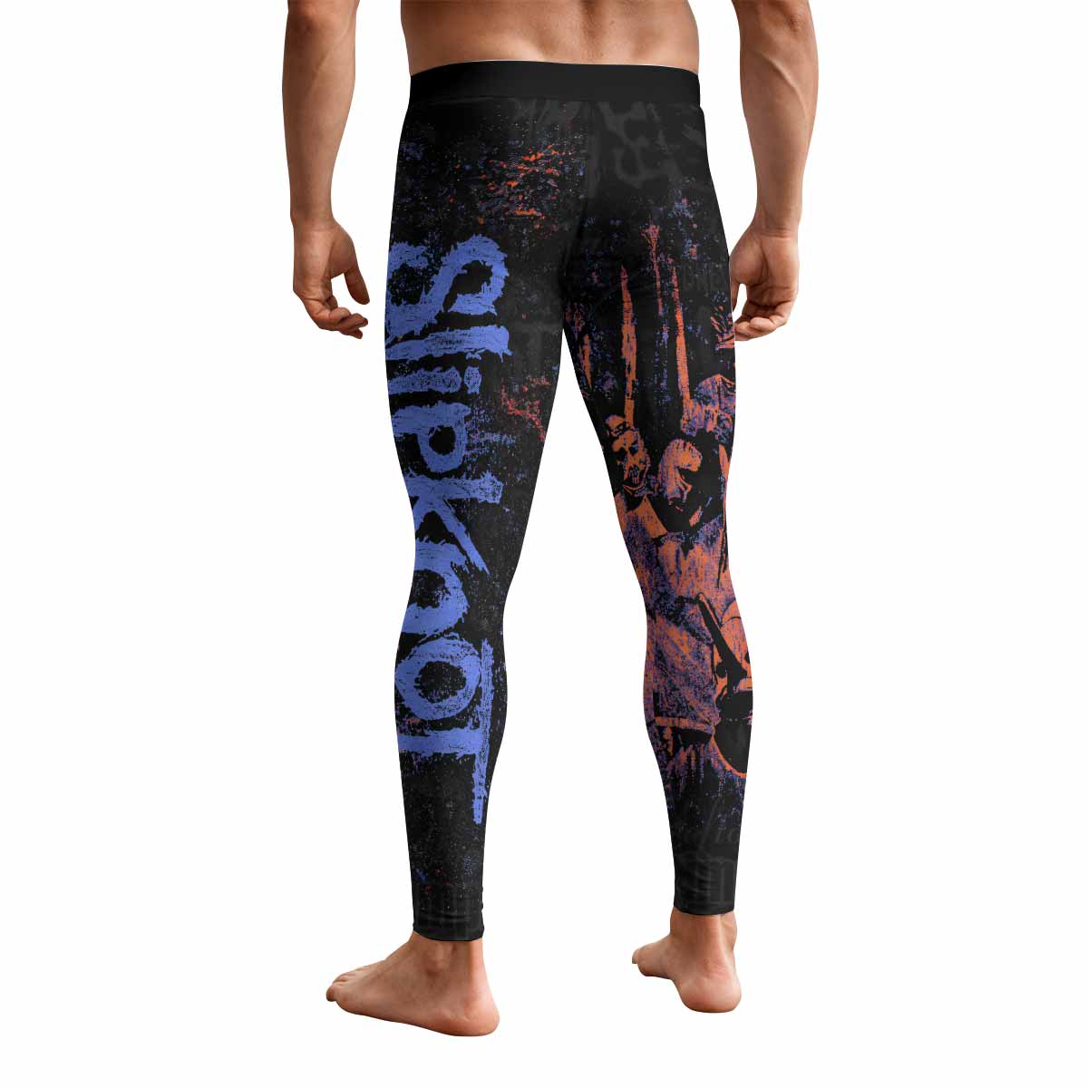 Slipknot Welcome To 1999 Men's Leggings - back view mockup