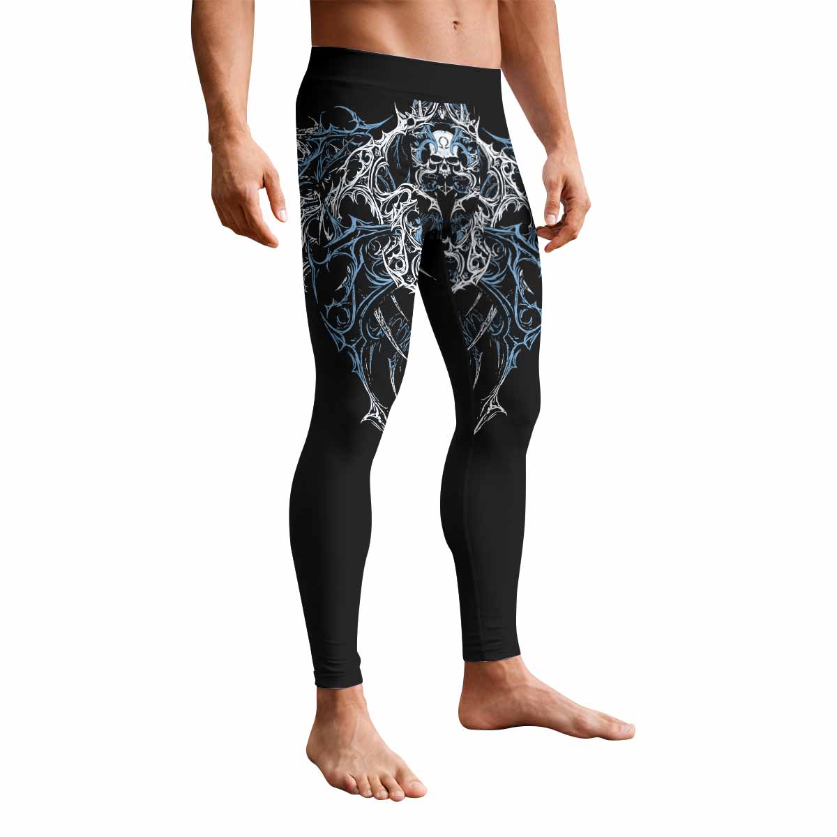 Hellborn Dominion Men's Leggings - front view mockup