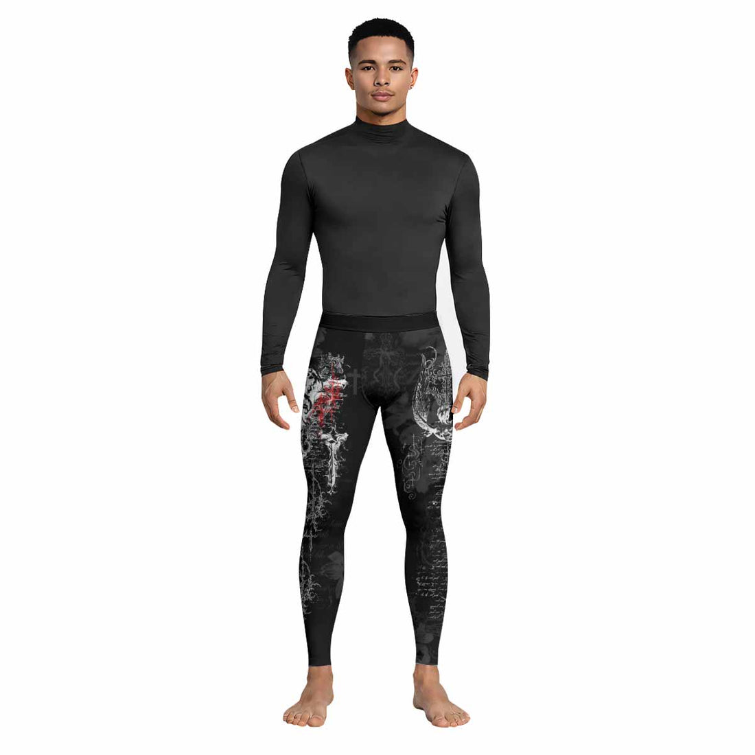 Born to Die Men's Leggings - lifestyle view
