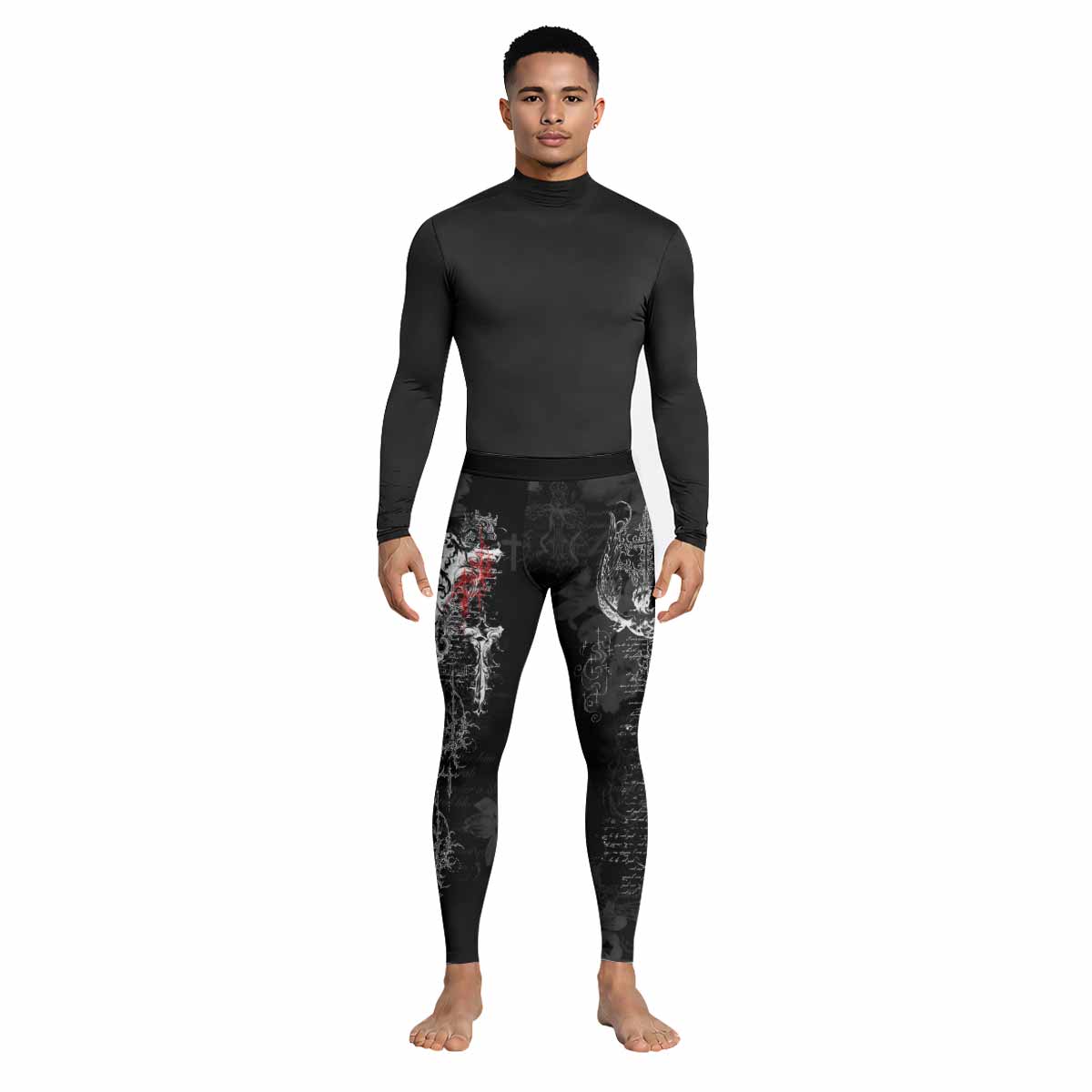 Born to Die Men's Leggings - lifestyle view