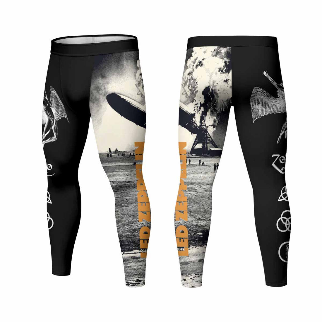Led Zeppelin Men's Leggings - lifestyle view