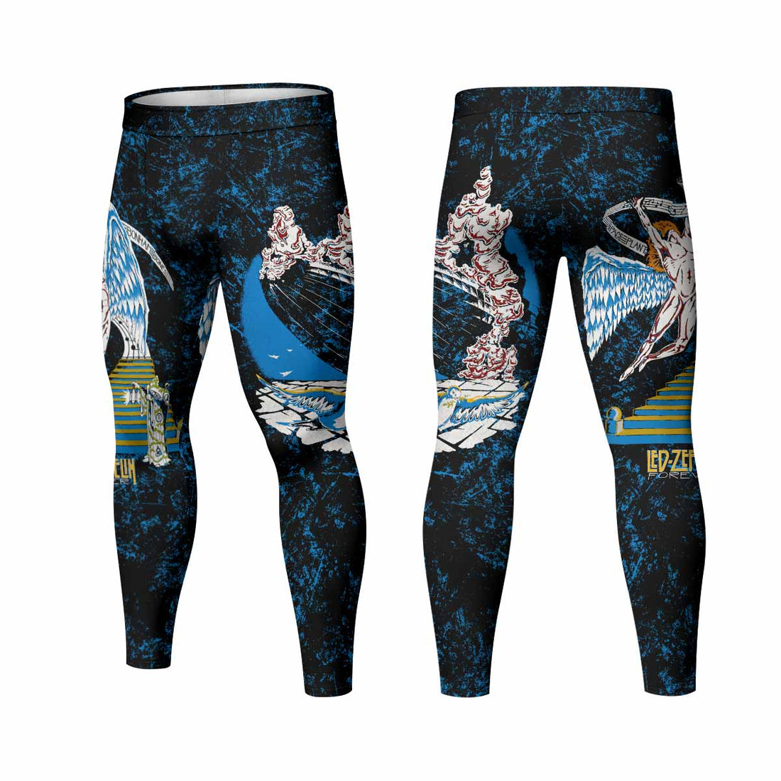 Led Zeppelin Swan Song Men's Leggings - lifestyle view