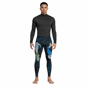 Led Zeppelin Swan Song Men's Leggings - lifestyle view