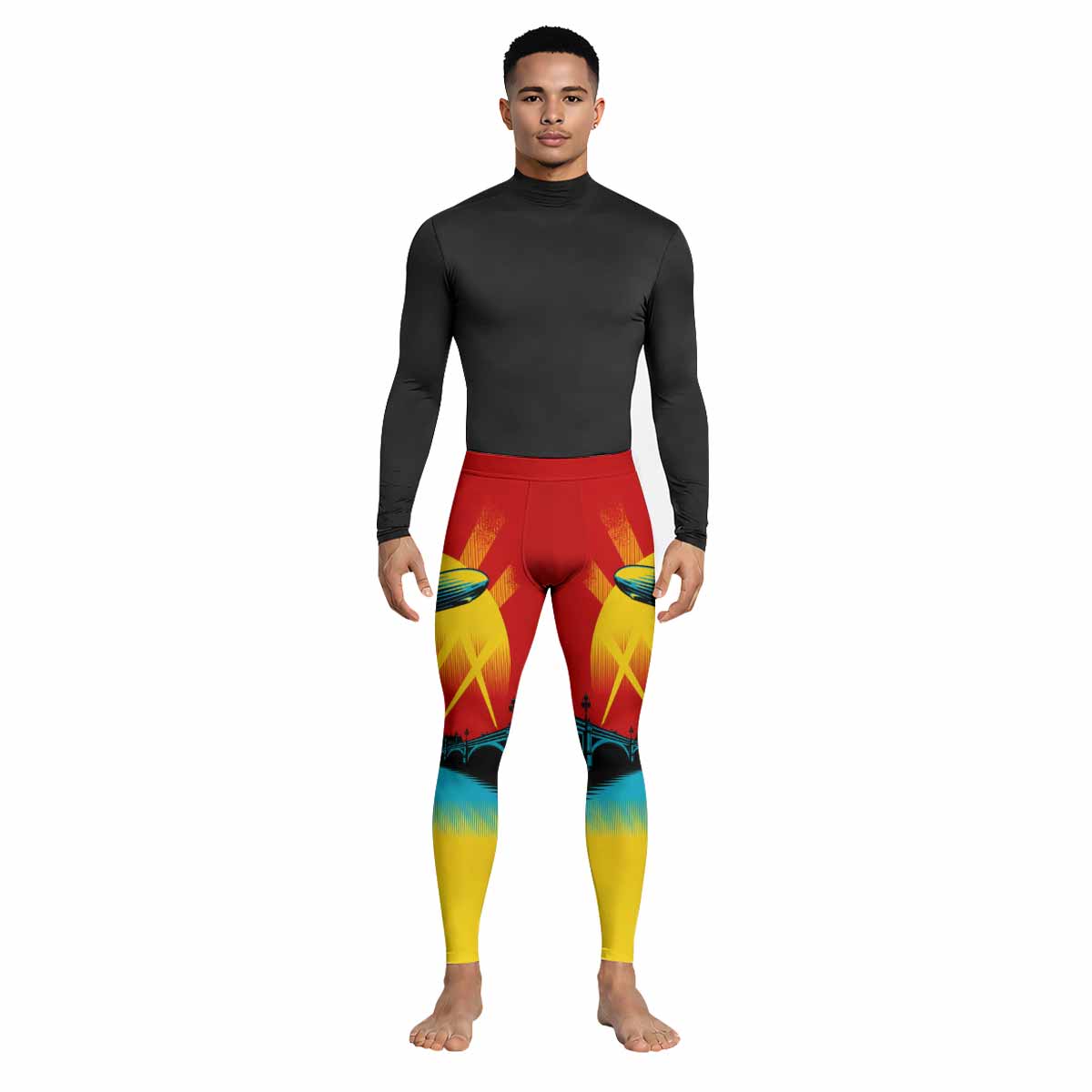 Led Zeppelin Celebration Day Men's Leggings - lifestyle view
