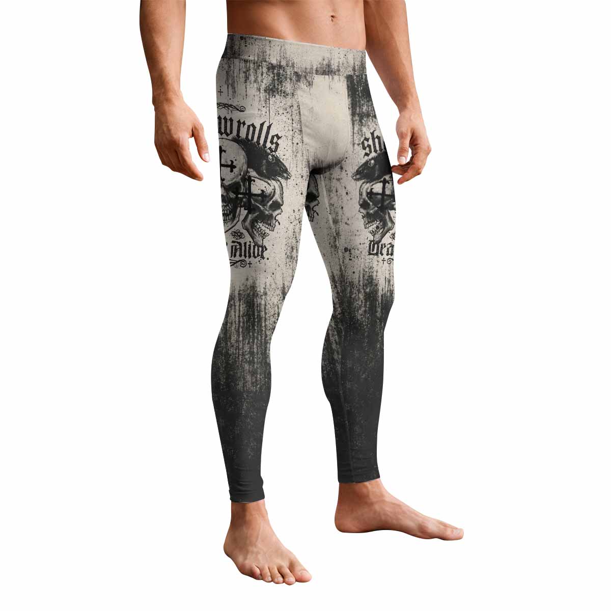 Shadowrolls Dead Or Alive Men's Leggings - front view mockup