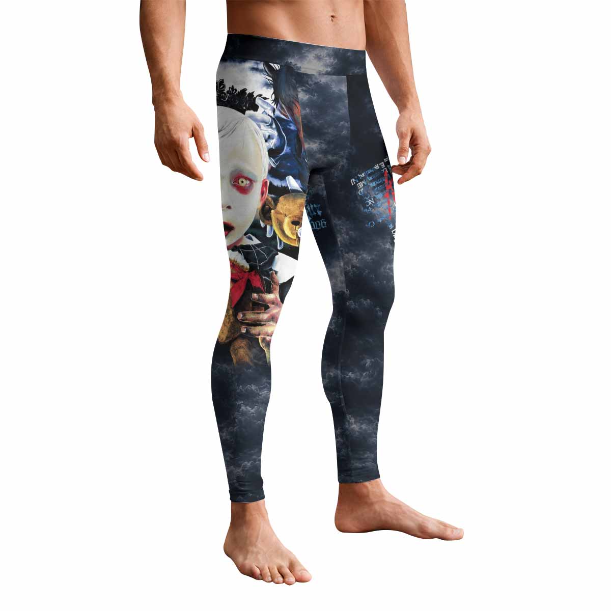 Korn See You On The Other Side Men's Leggings - front view mockup