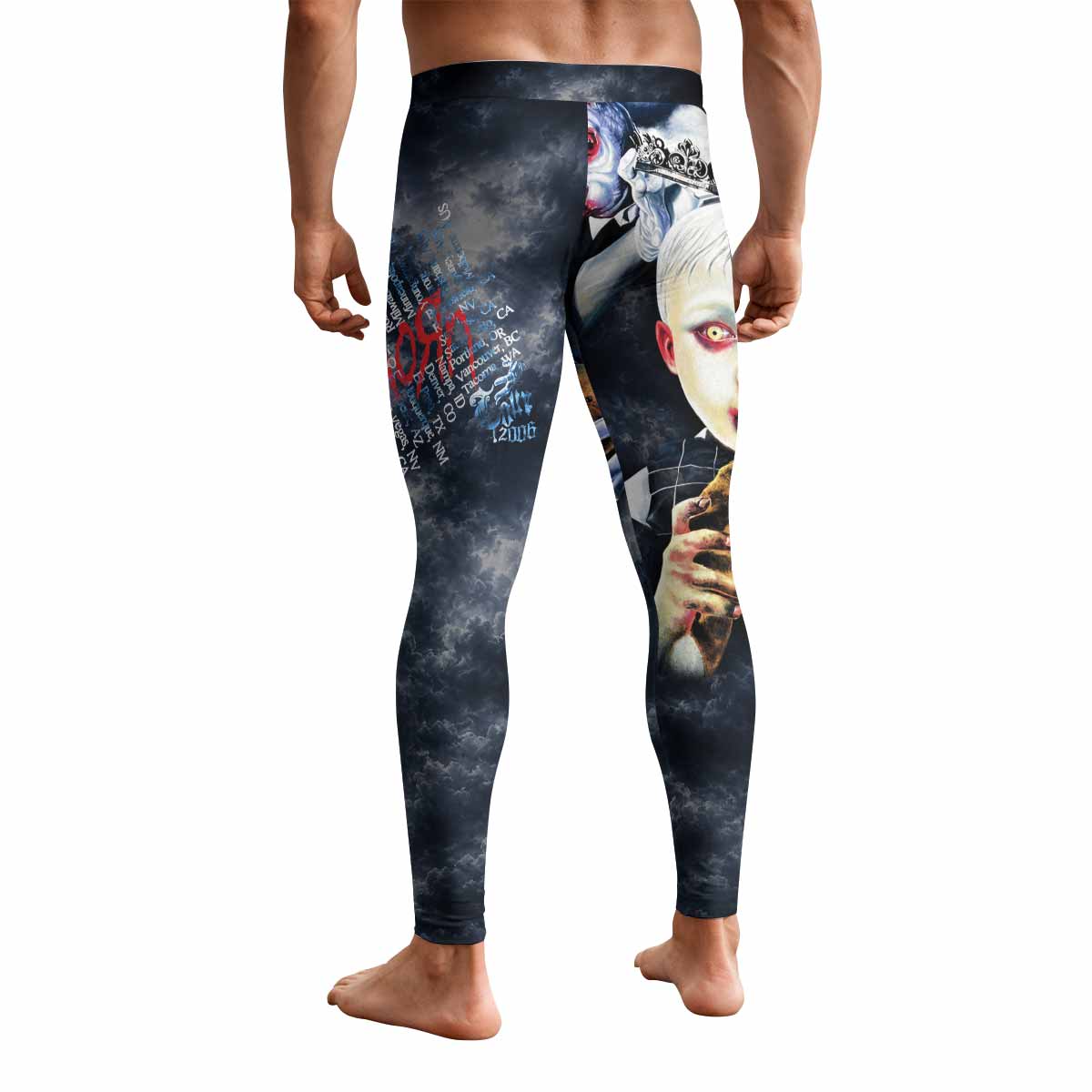 Korn See You On The Other Side Men's Leggings - back view mockup