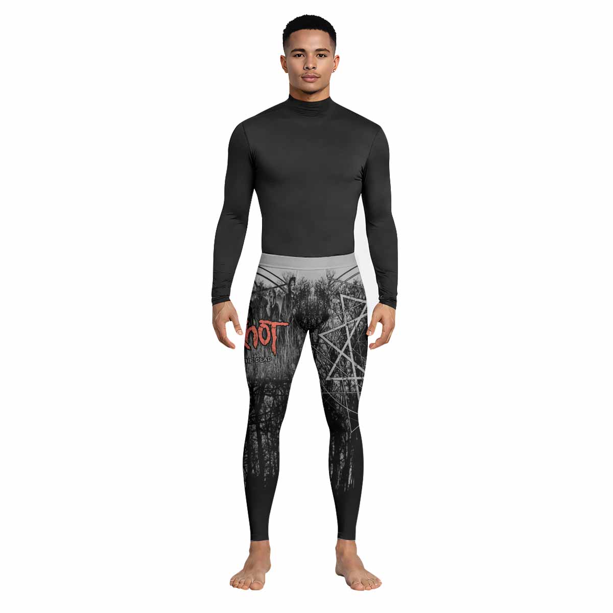 Slipknot The Limits Of The Dead Men's Leggings - lifestyle view