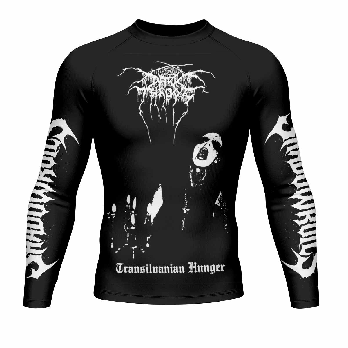 Darkthrone Transilvanian Hunger Men's Rash Guard Long Sleeve - front view mockup