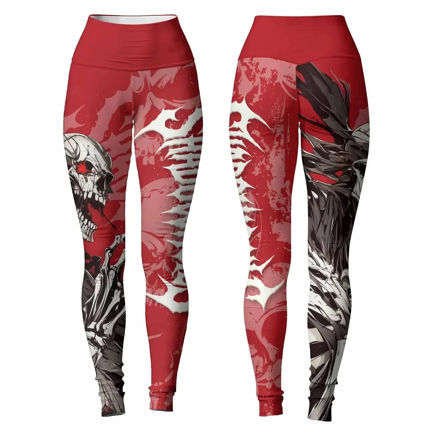 Reaper's Wrath Women's Leggings - front and back view
