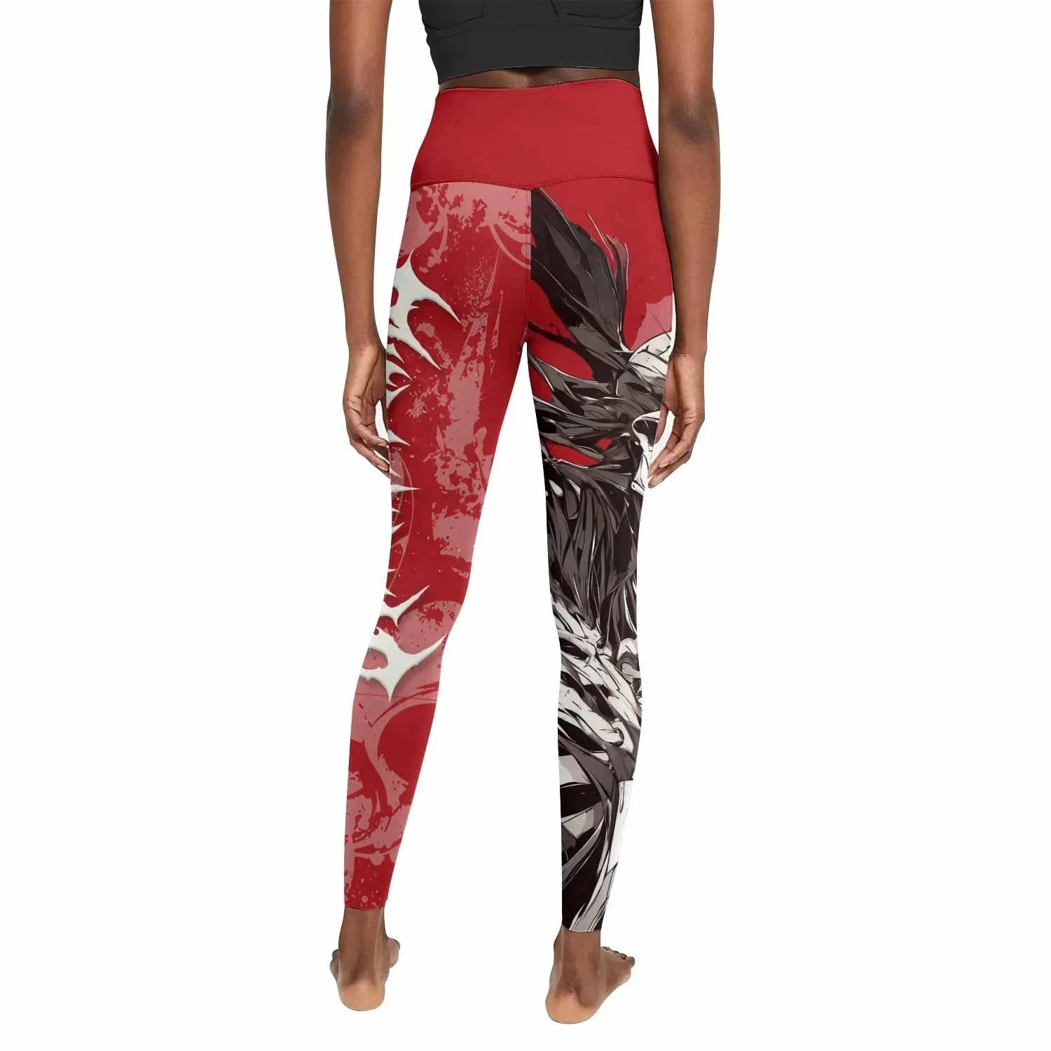 Reaper's Wrath Women's Leggings - back view mockup