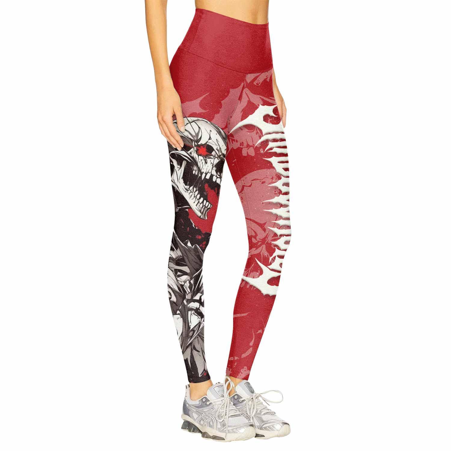 Reaper's Wrath Women's Leggings - right side mockup