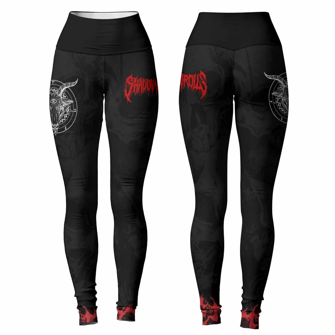 Baphomet Seal Women's Leggings - lifestyle view