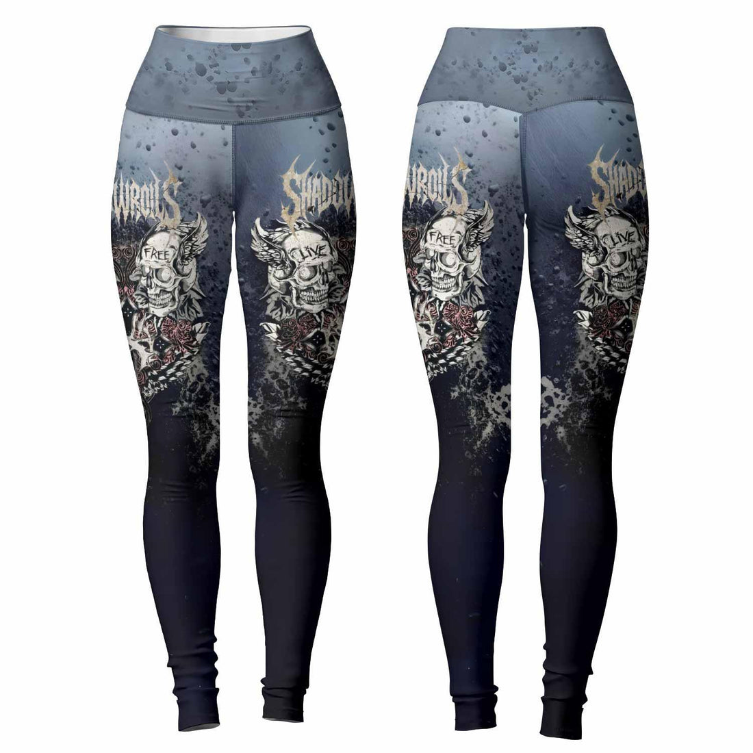 Live Free Warrior Women's Leggings - lifestyle view