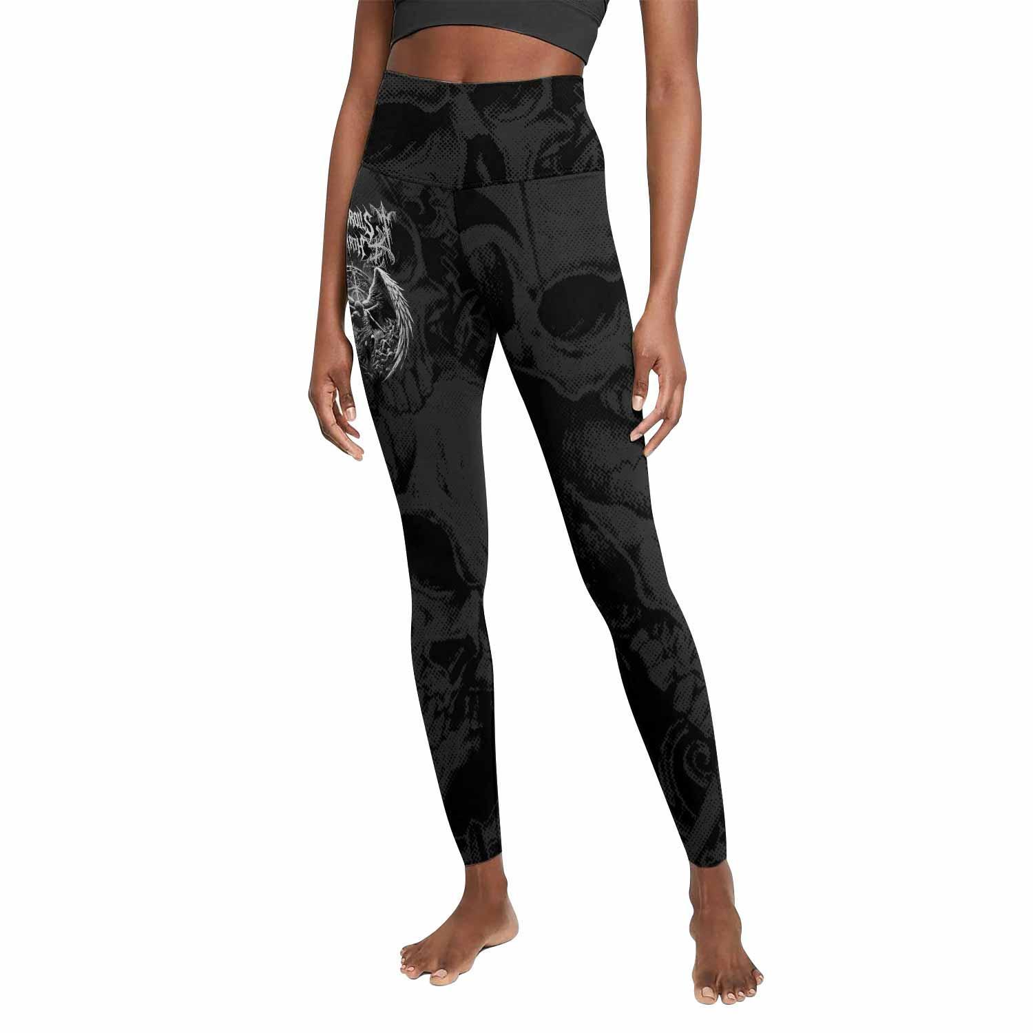 Rebirth of the Fallen Women's Leggings - front view mockup