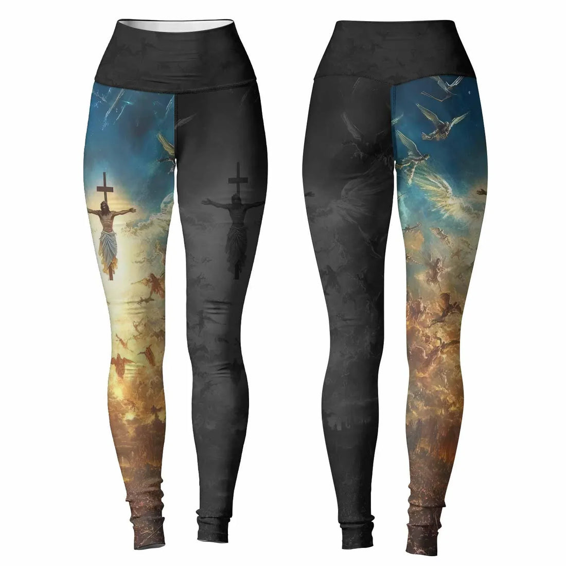 Isaiah 41:10 Fear Not Women's Leggings - lifestyle view