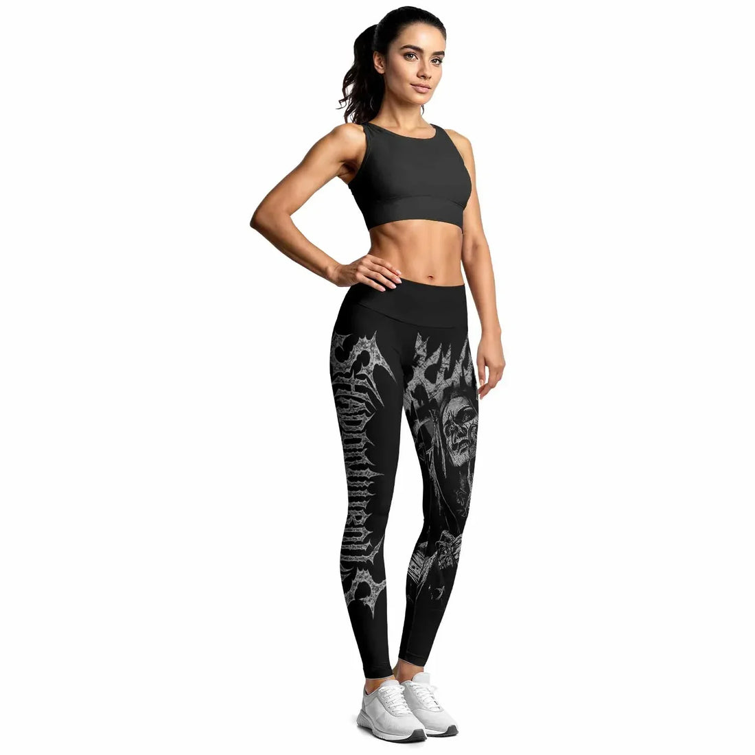 Against All Gods Women's Leggings - lifestyle view