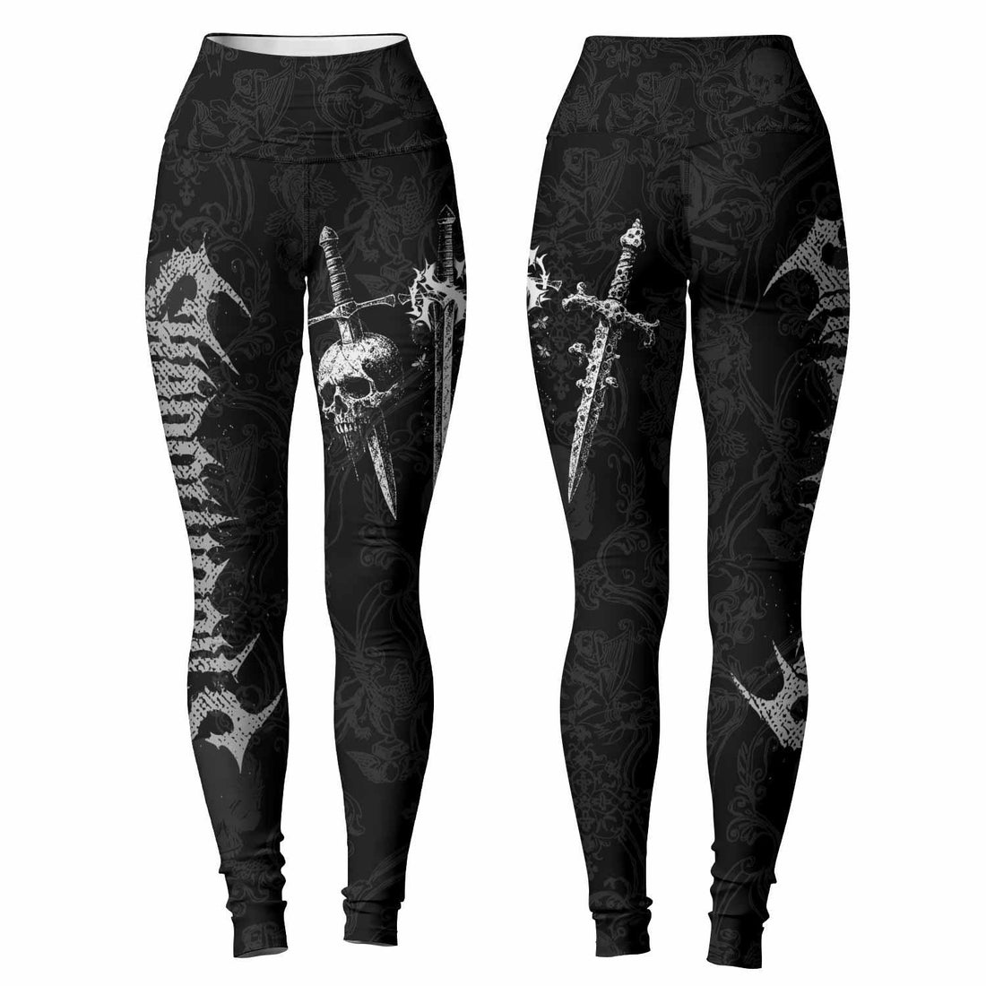 Bone Reaper Women's Leggings - lifestyle view